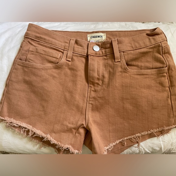 L'AGENCE Pants - L’agance Denim Shorts
